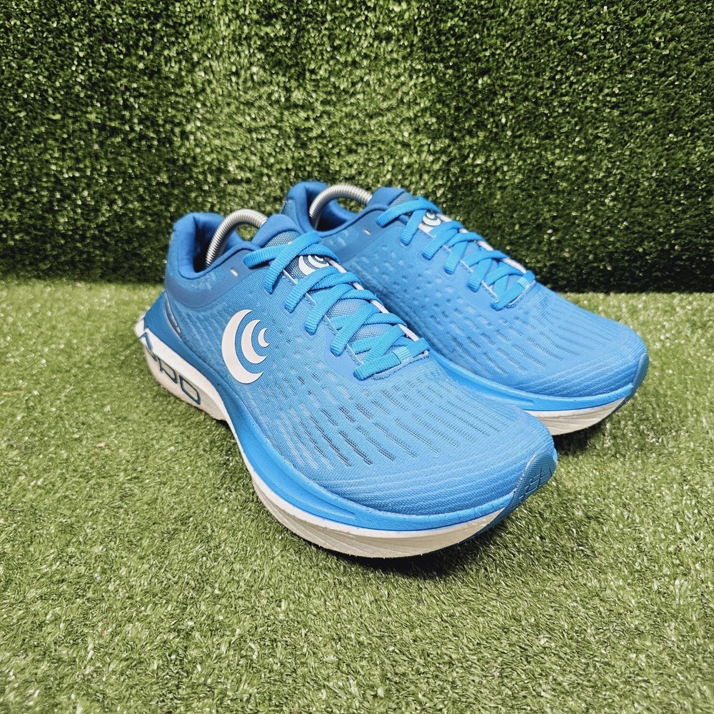 Topo Athletic Specter 2 Double Blue Athletic Running Sneakers Mens Size 9.5